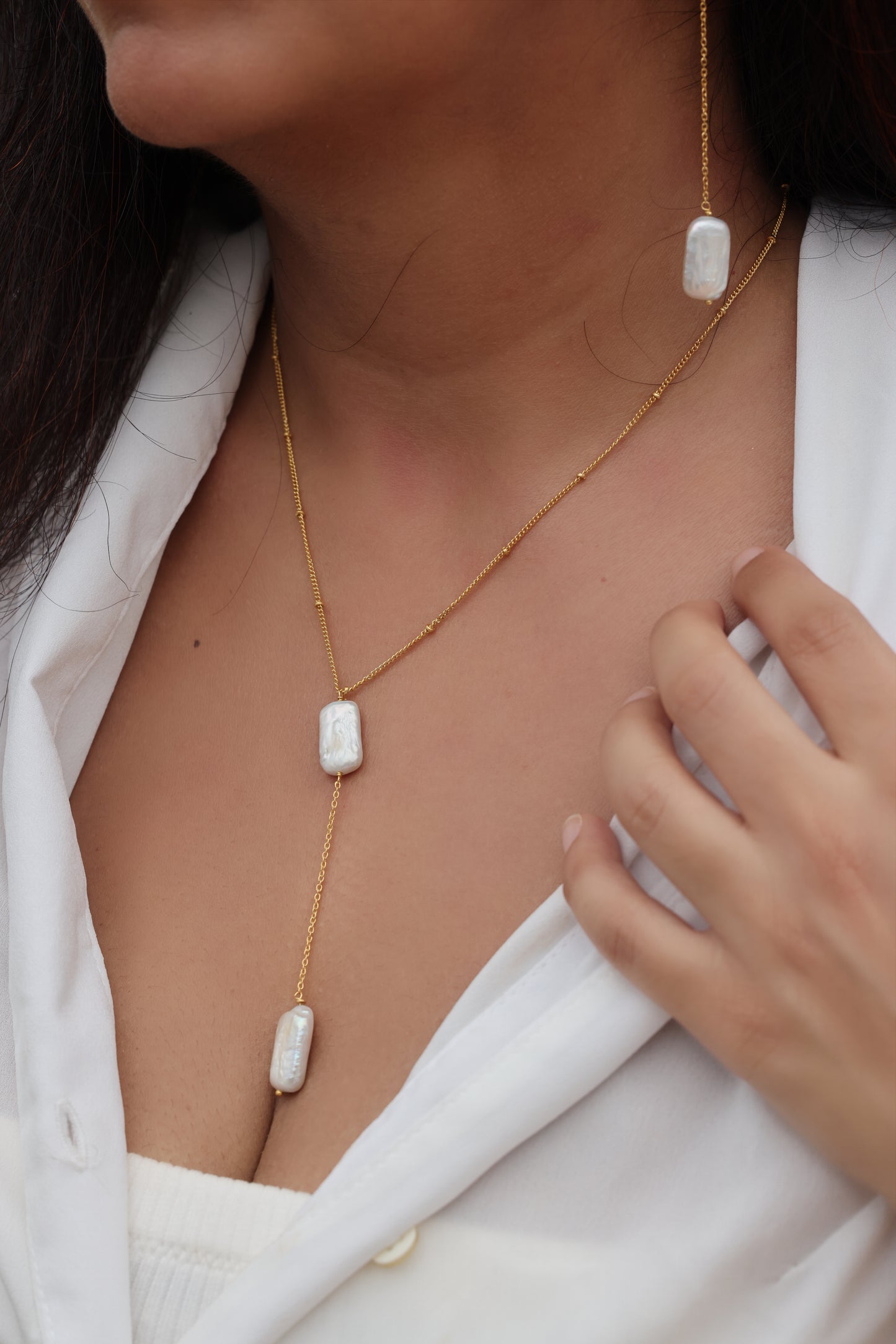 Duo-Pearl Earrings