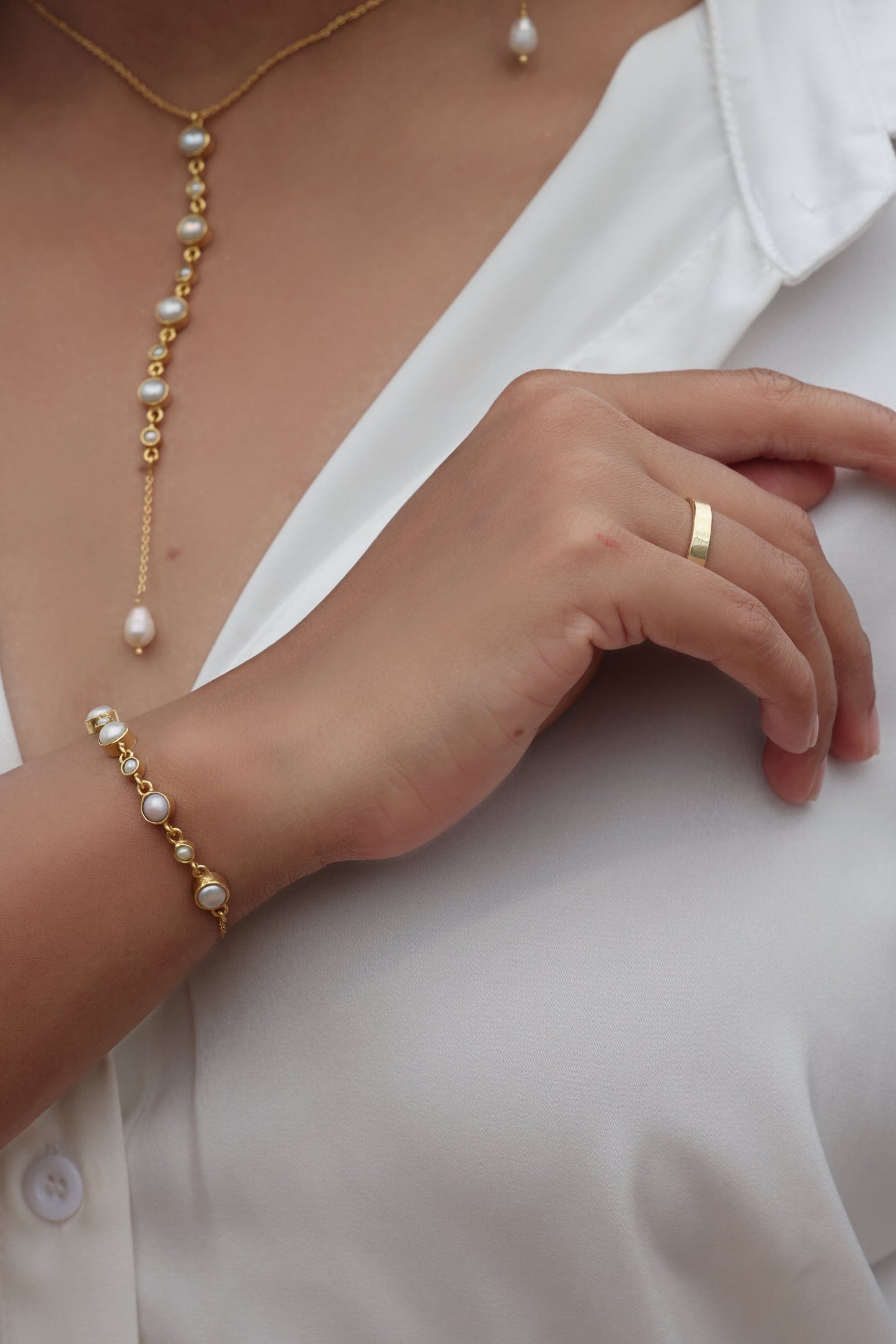 Pearl Chakra Necklace