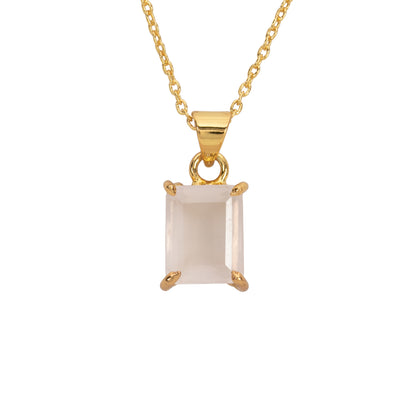 Windsor Rose quartz necklace